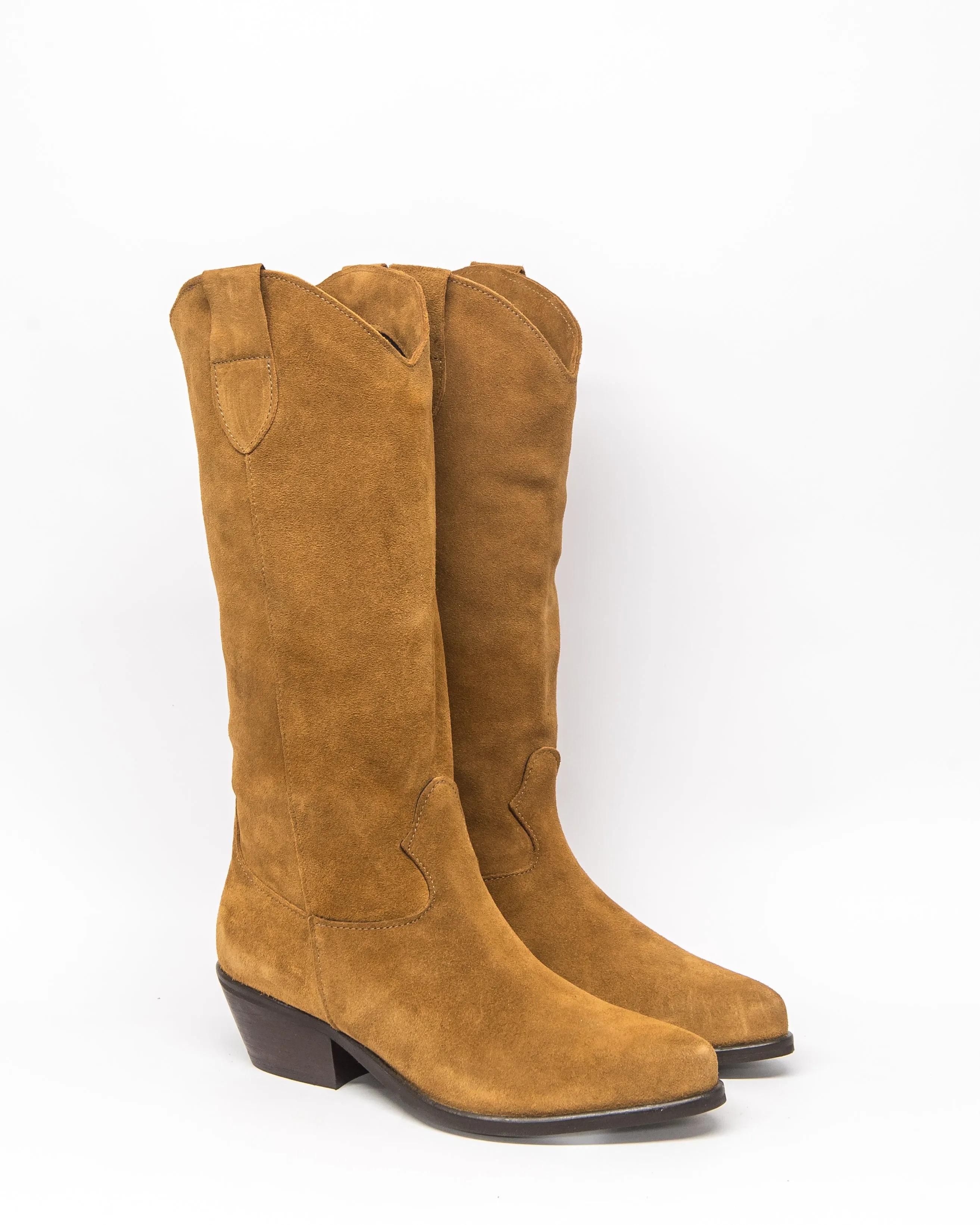 sprite boot - tan suede
