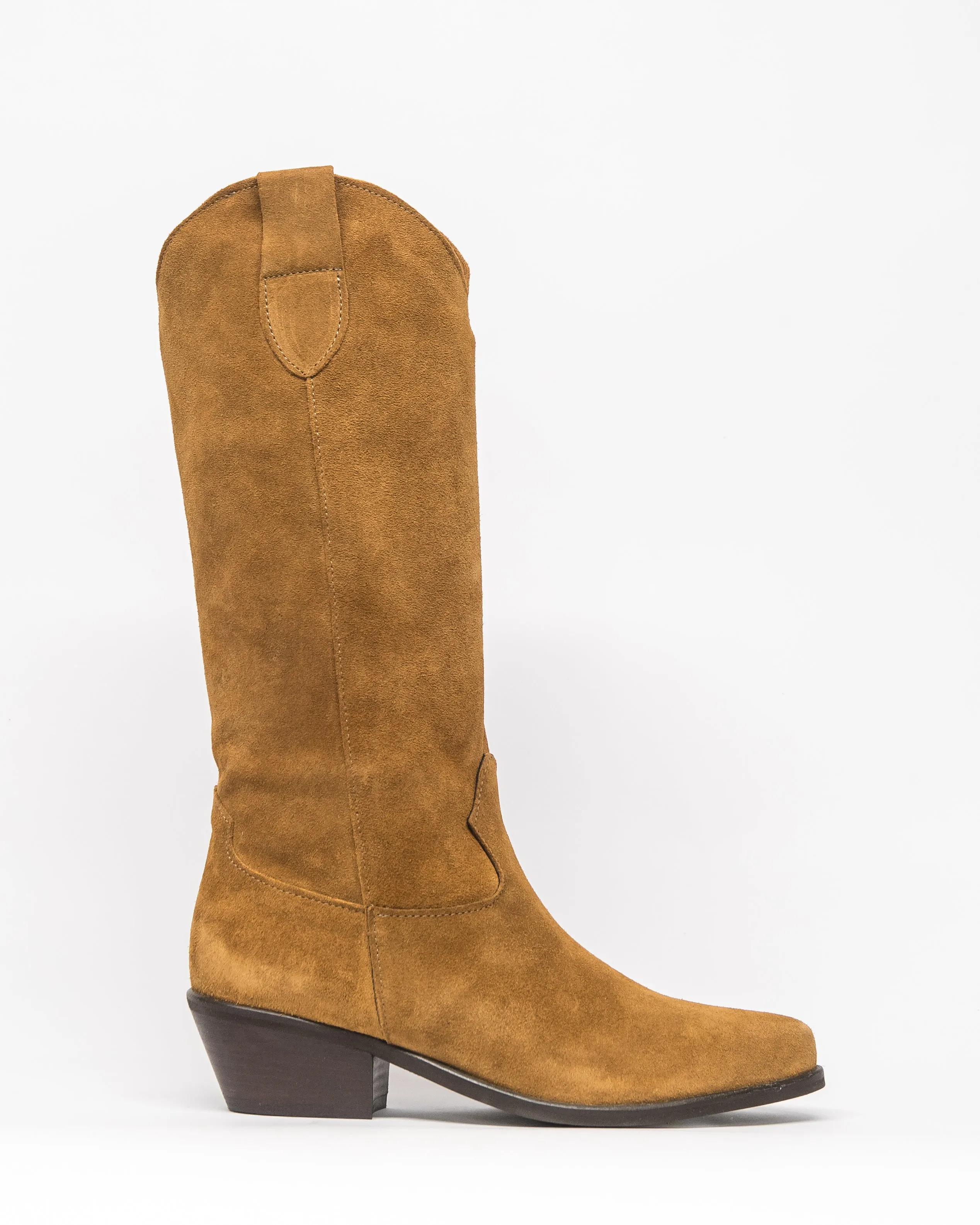 sprite boot - tan suede
