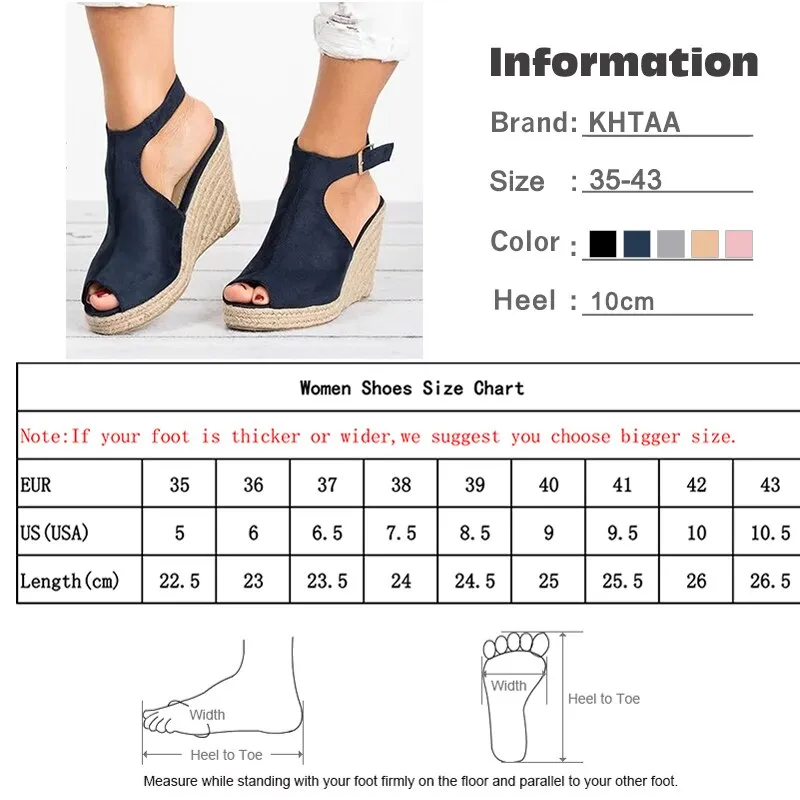 Suede Wedge Heels
