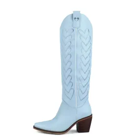 The Maybelle Cowgirl Boot - Blue