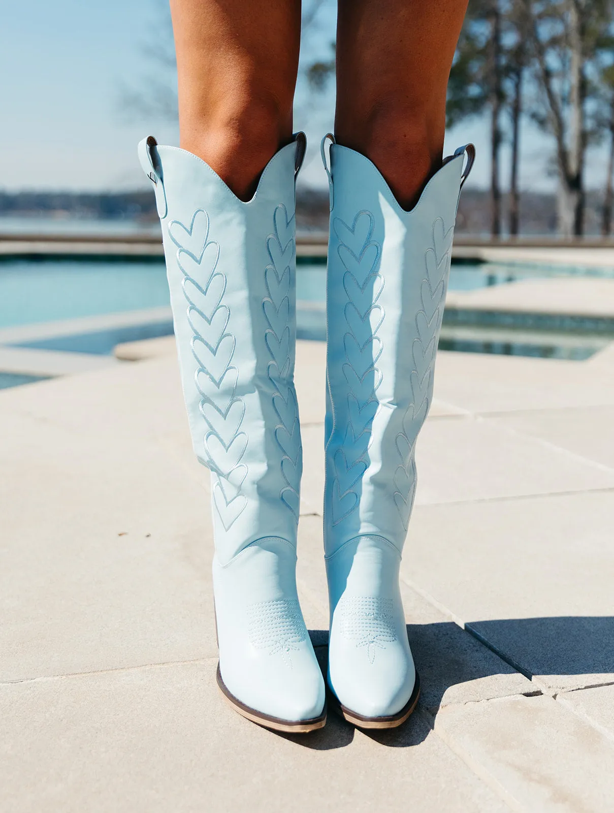The Maybelle Cowgirl Boot - Blue