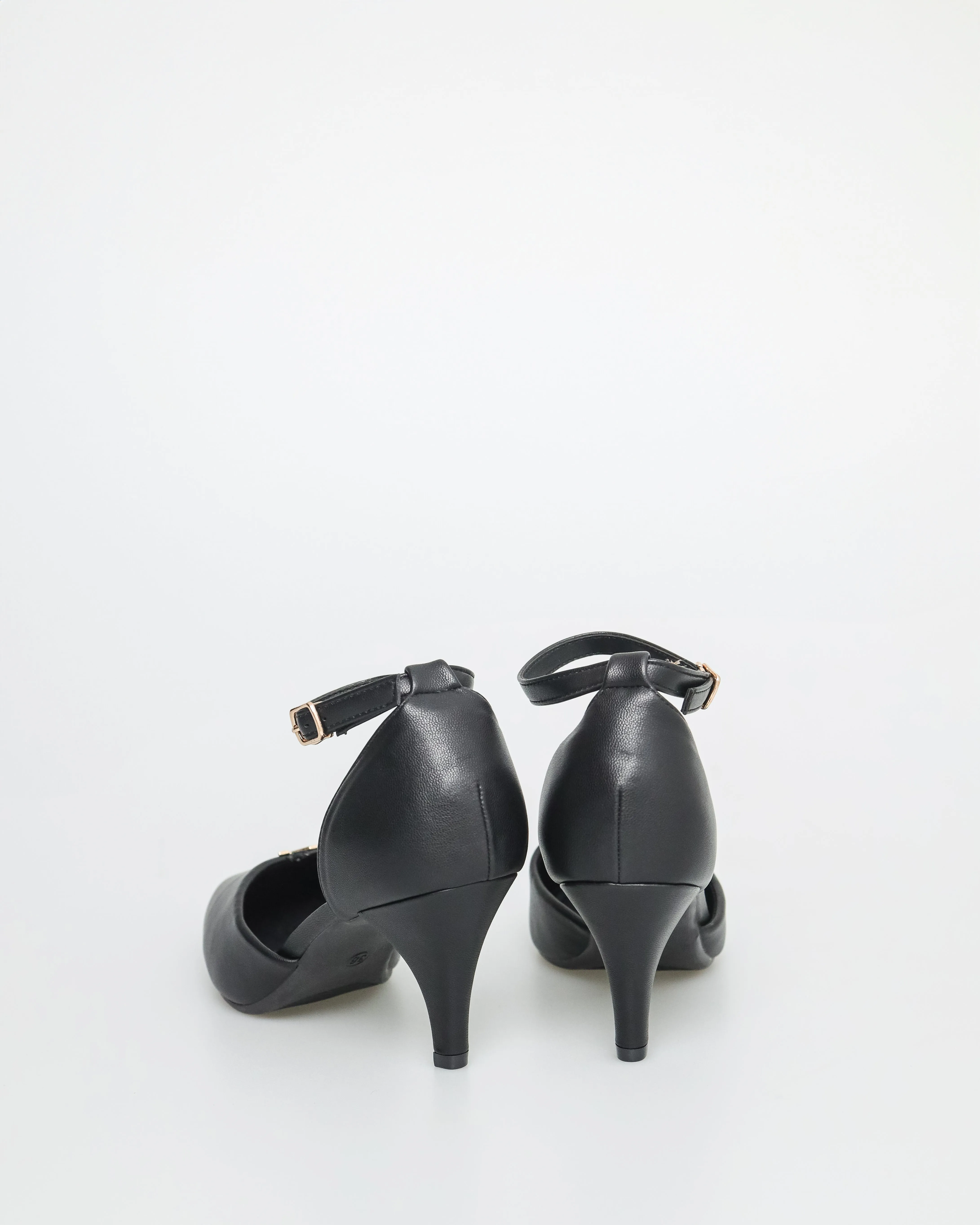 Tomaz NN272 Ladies Pointed Toe Ankle Strap Heels