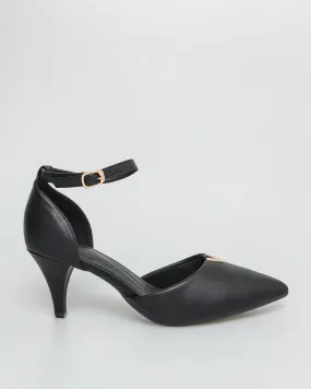 Tomaz NN272 Ladies Pointed Toe Ankle Strap Heels