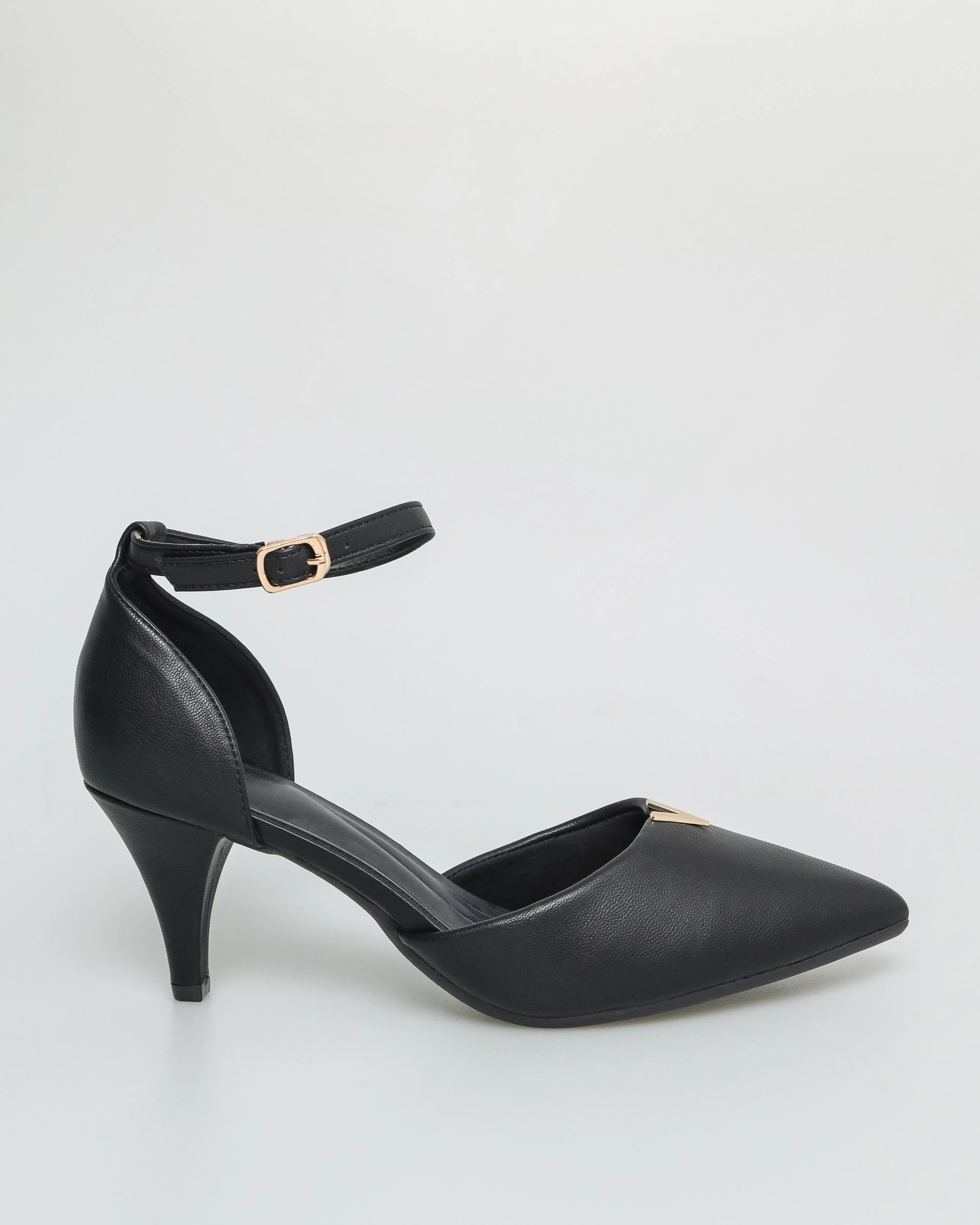 Tomaz NN272 Ladies Pointed Toe Ankle Strap Heels