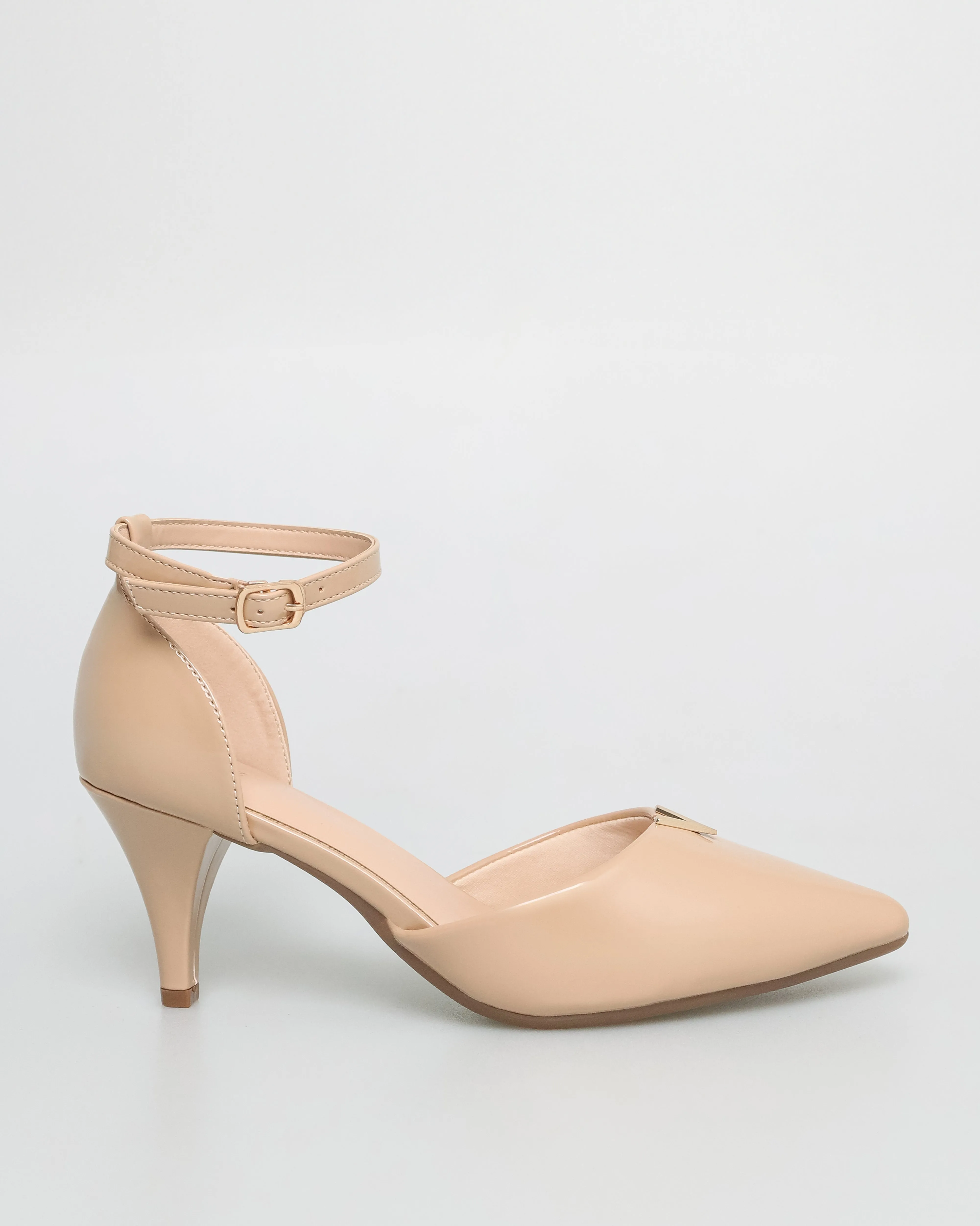 Tomaz NN272 Ladies Pointed Toe Ankle Strap Heels