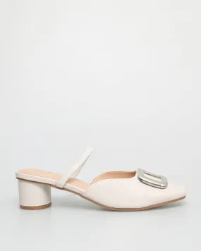 Tomaz NN278 Ladies Square Emblem Strappy Low Heels