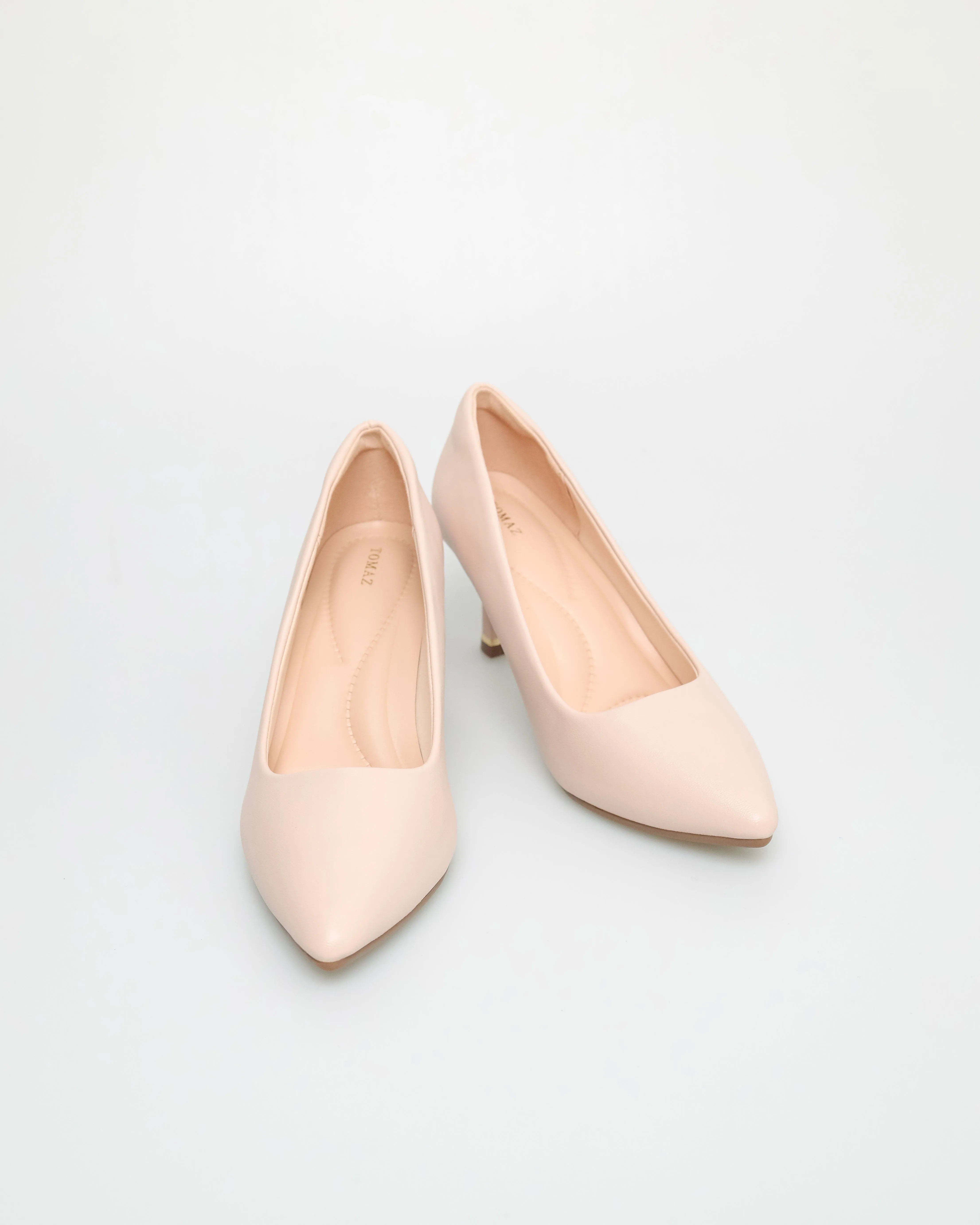 Tomaz NN314 Ladies Pointy Kitten Heels