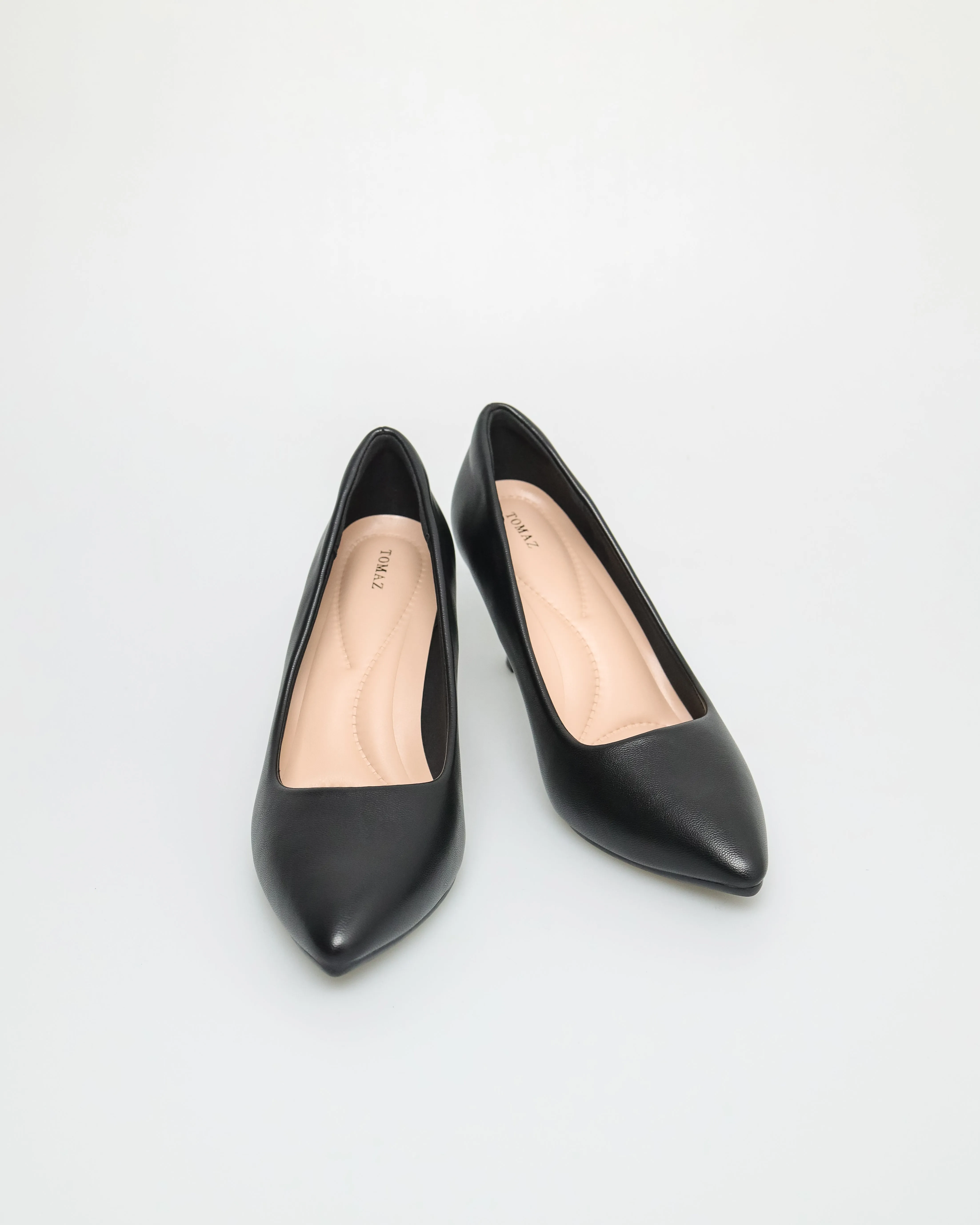 Tomaz NN314 Ladies Pointy Kitten Heels