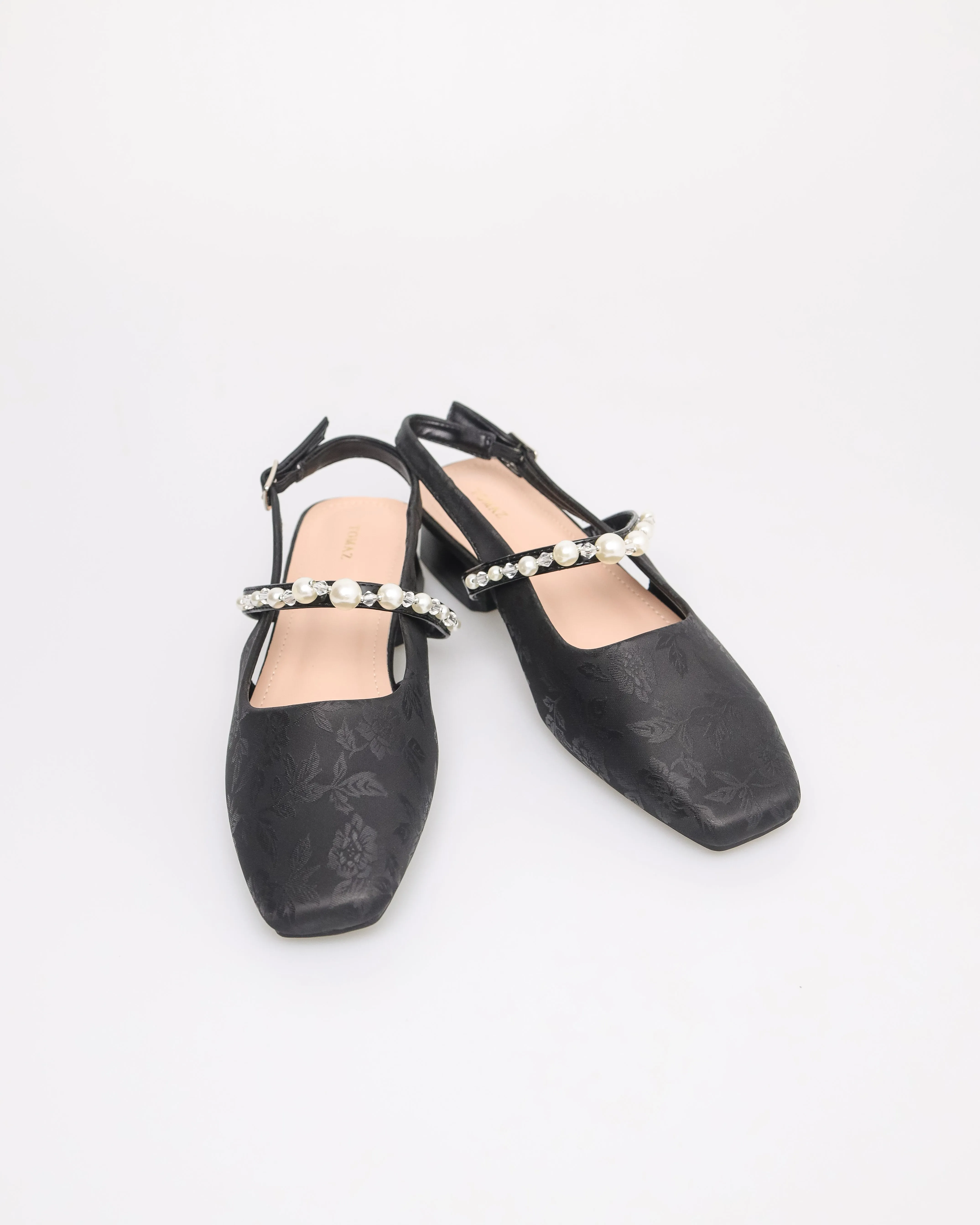 Tomaz NN459 Ladies Pearl Slingback Flats