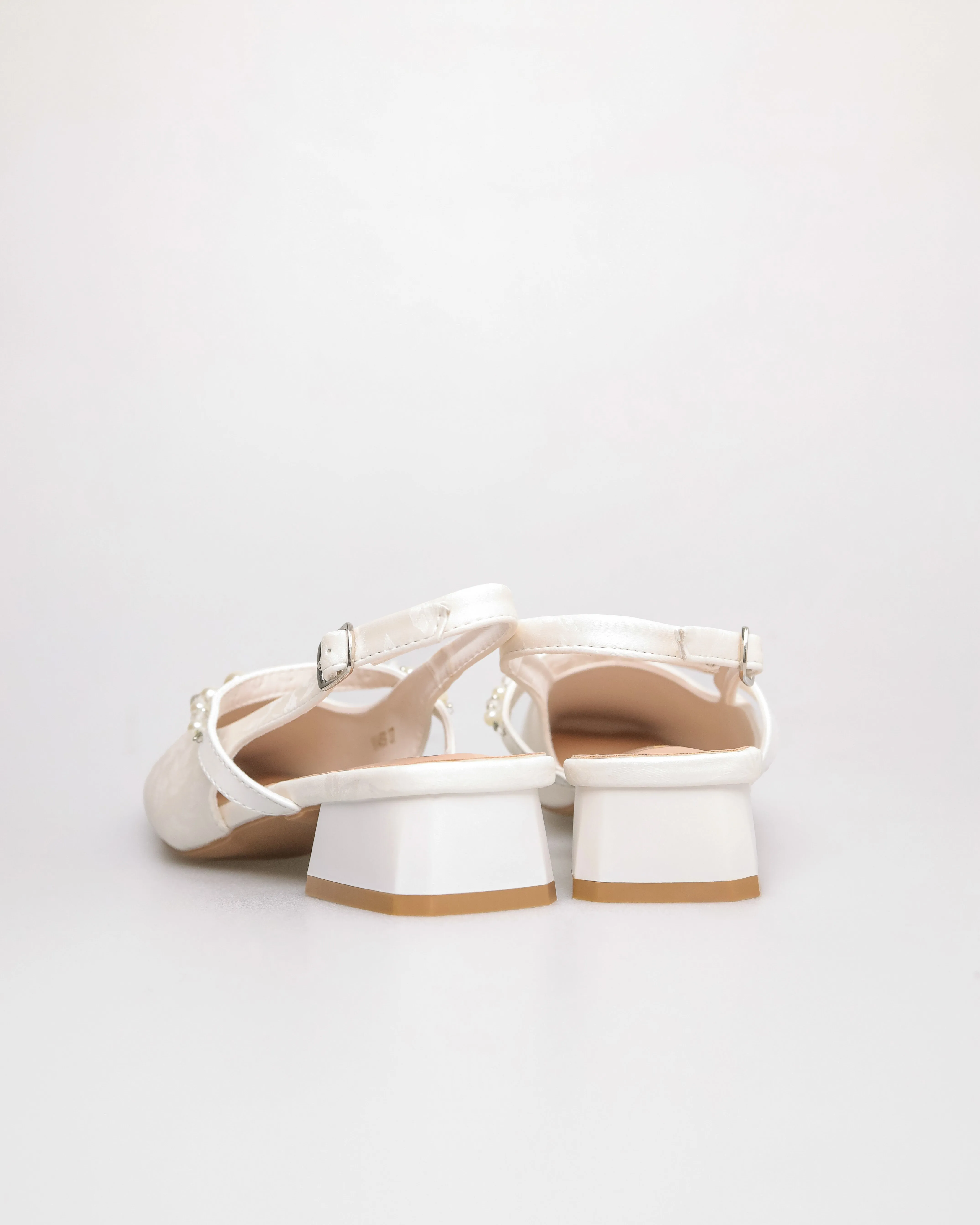 Tomaz NN459 Ladies Pearl Slingback Flats