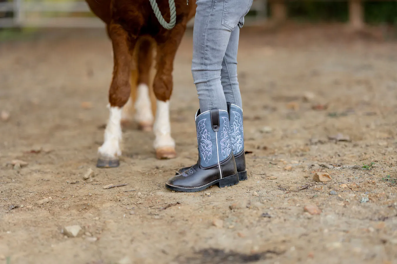 TuffRider Children's Yellowstone Rounded Toe Western Boot