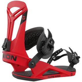 Union 2023 Flite Pro Snowboard Bindings - Red