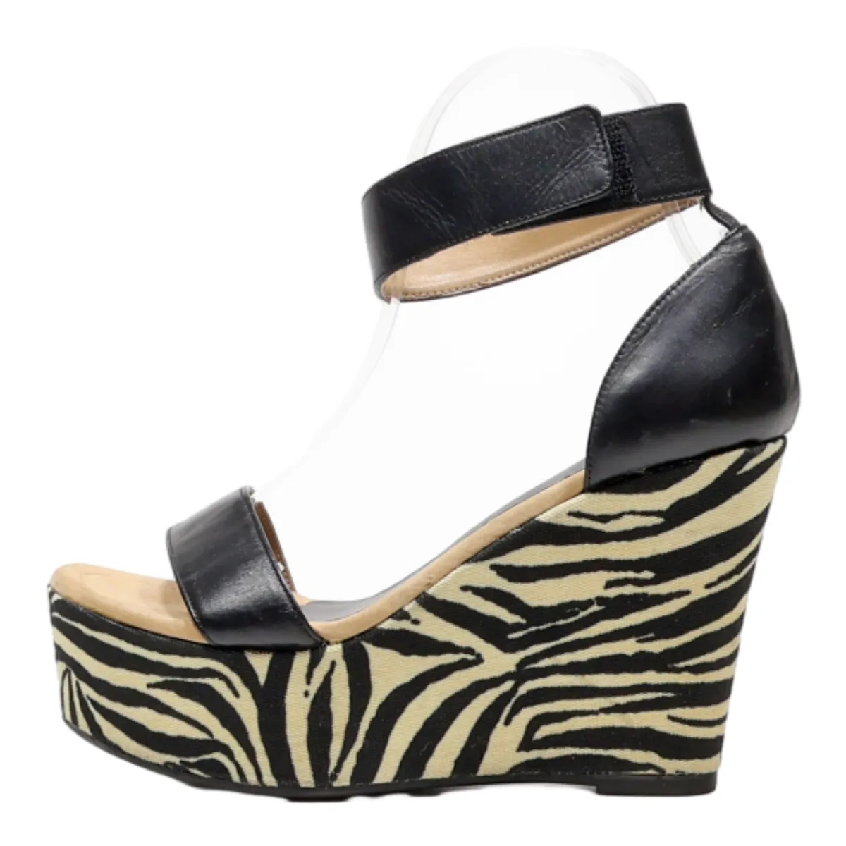 UNISA Wedge Heels Black Synthetic Womens UK 4