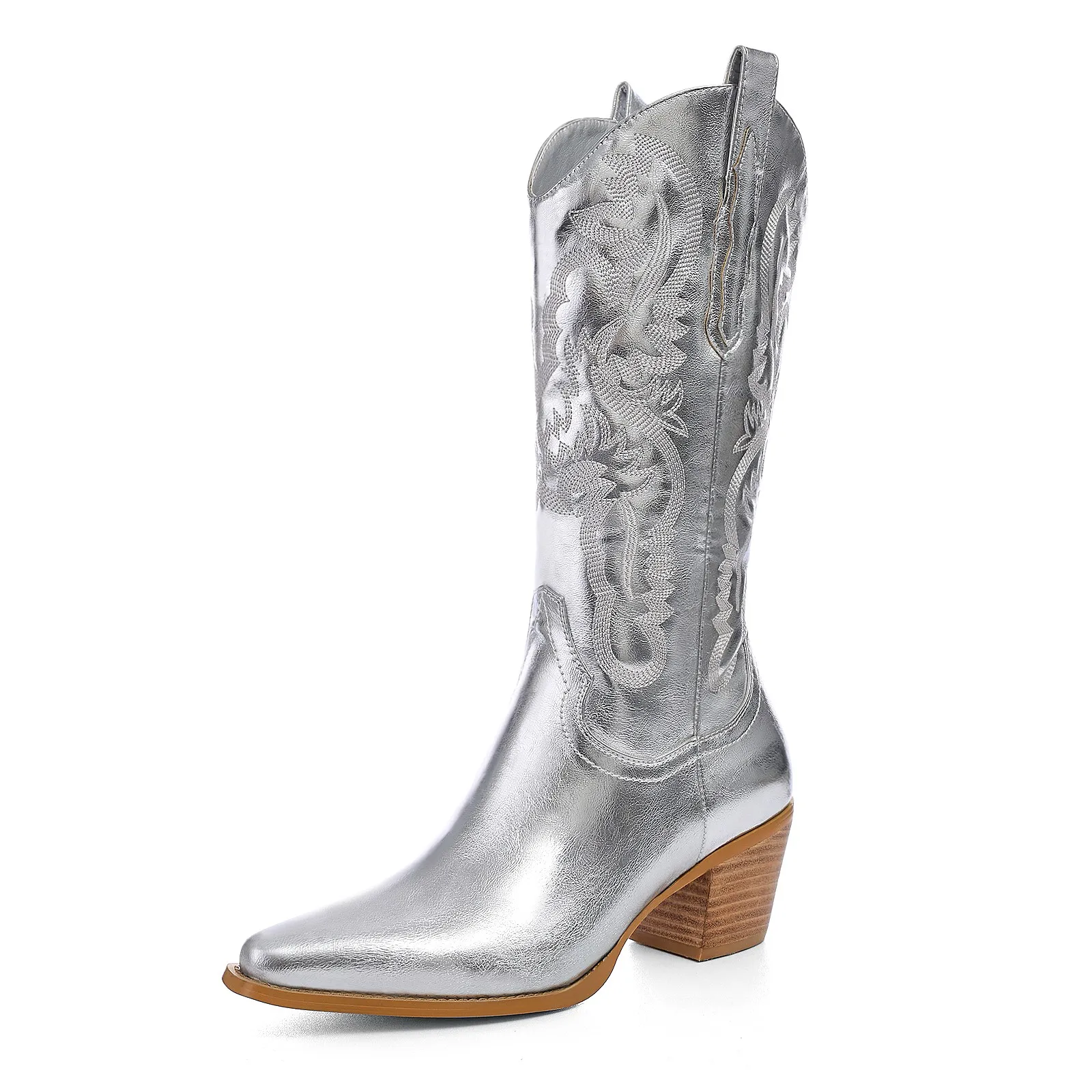 USS Shoes Marty Women's Metallic Cowboy Boots