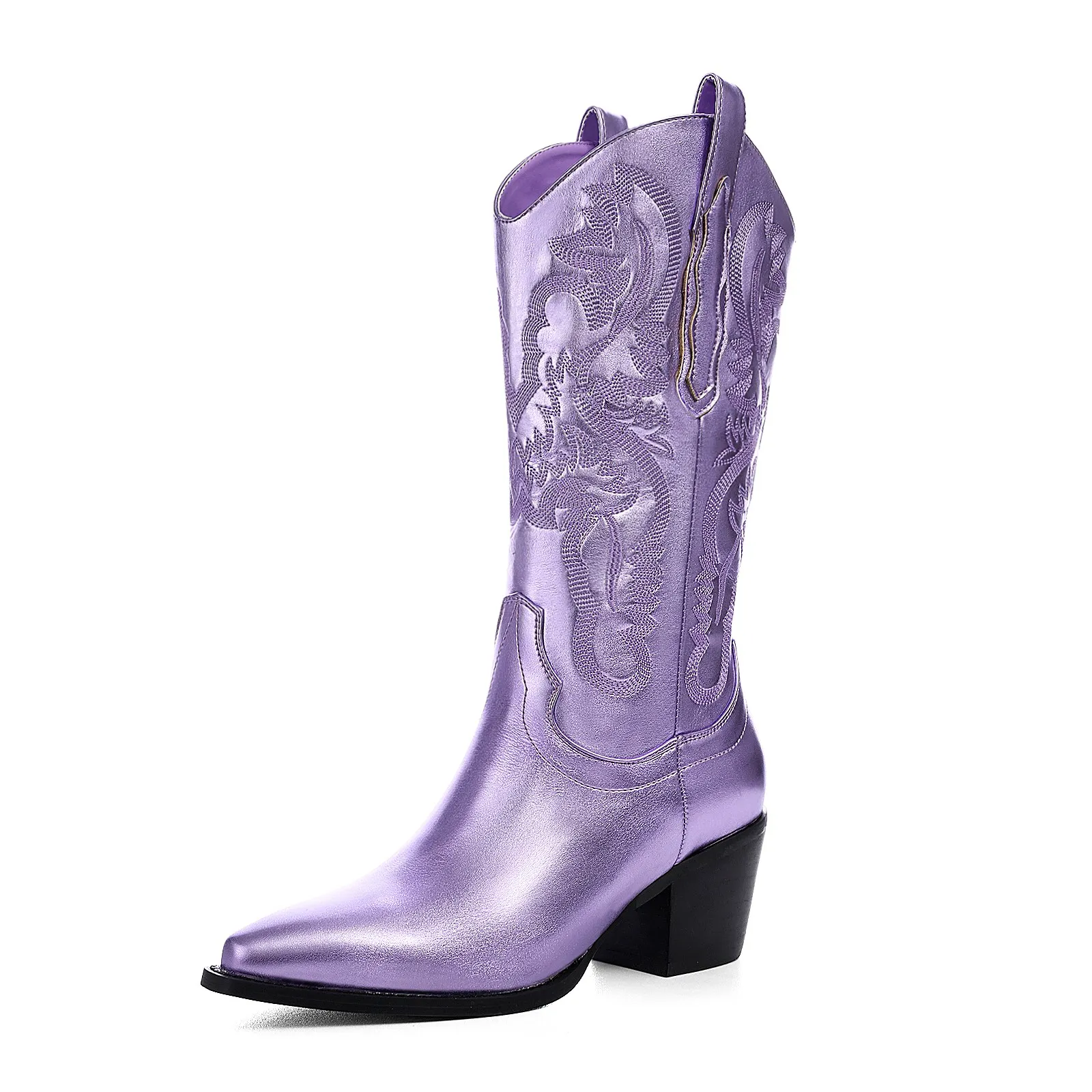 USS Shoes Marty Women's Metallic Cowboy Boots