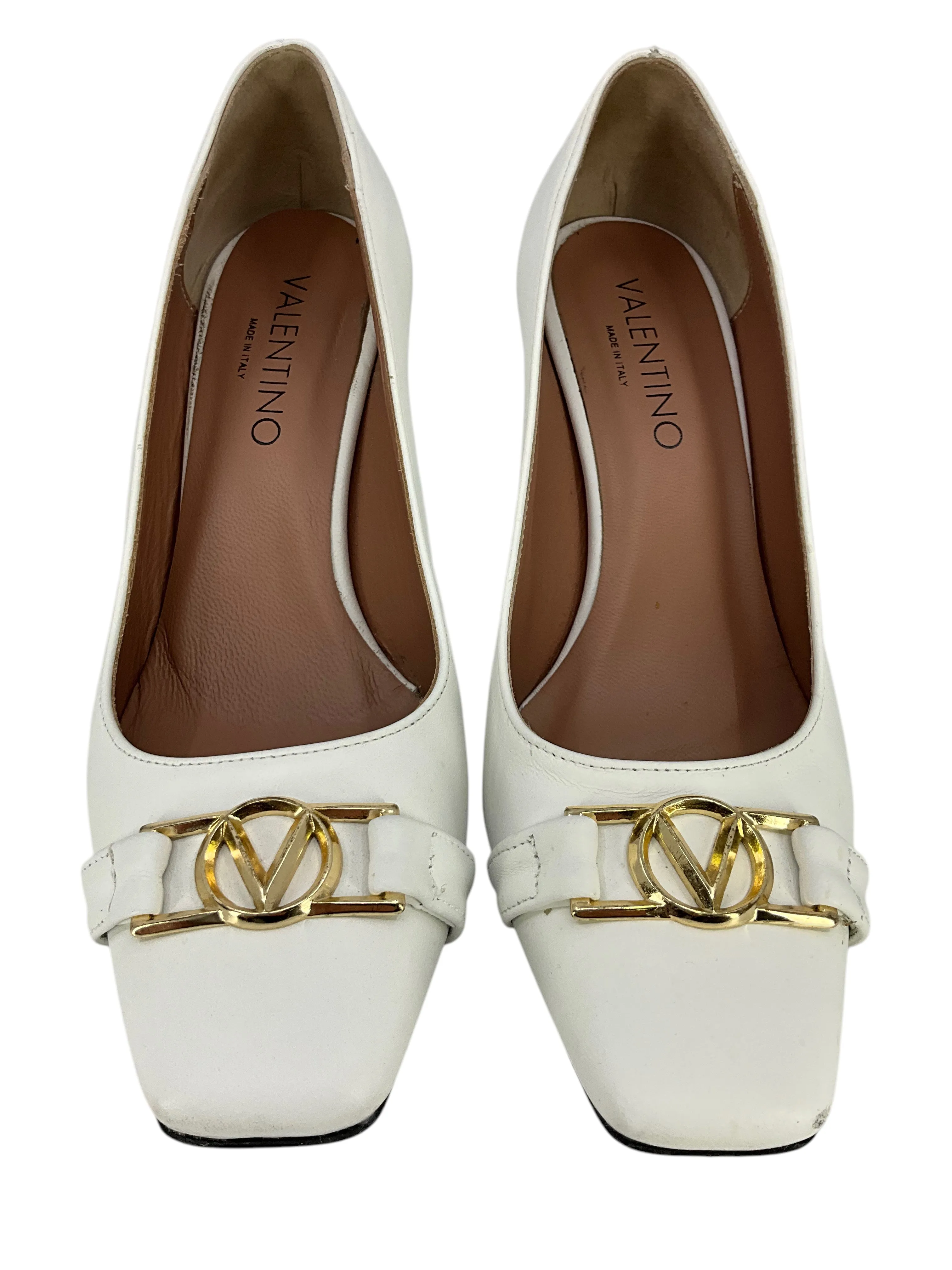 Valentino By Mario Valentino Aura Leather Pumps Size 8