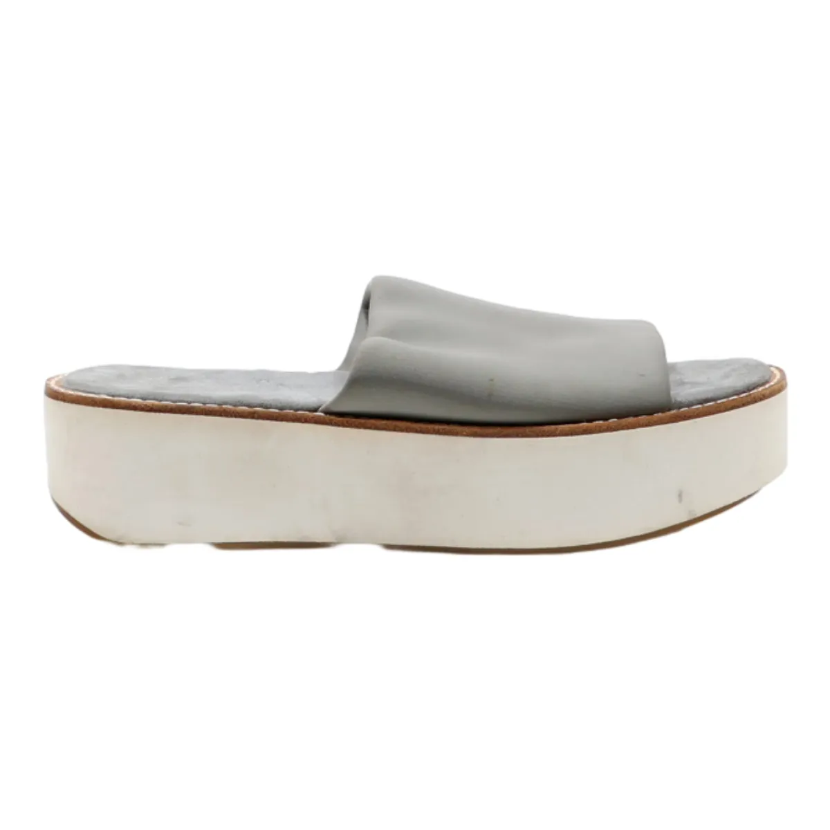 VINCE CAMUTO Wedge Heels Grey Synthetic Womens UK 8