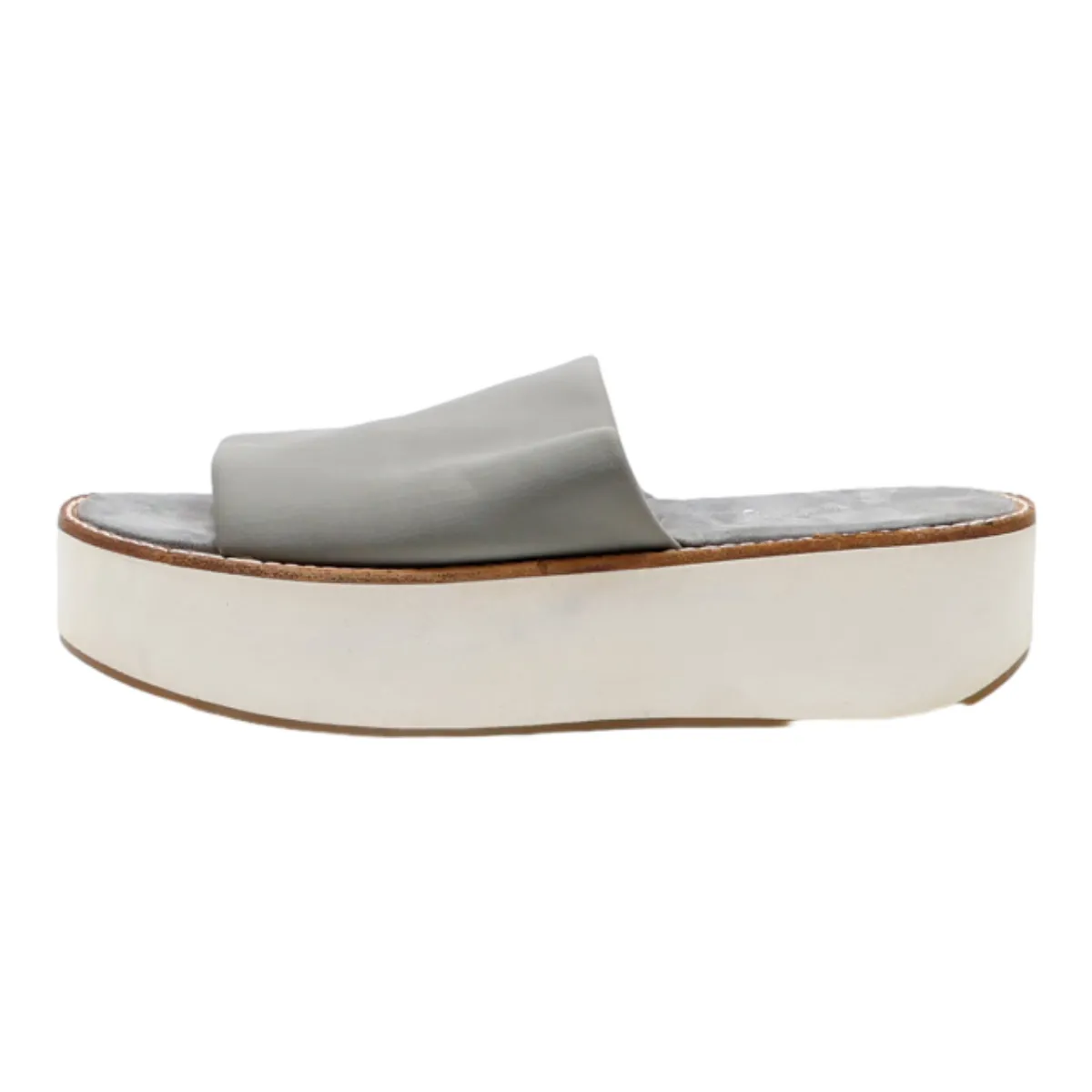 VINCE CAMUTO Wedge Heels Grey Synthetic Womens UK 8