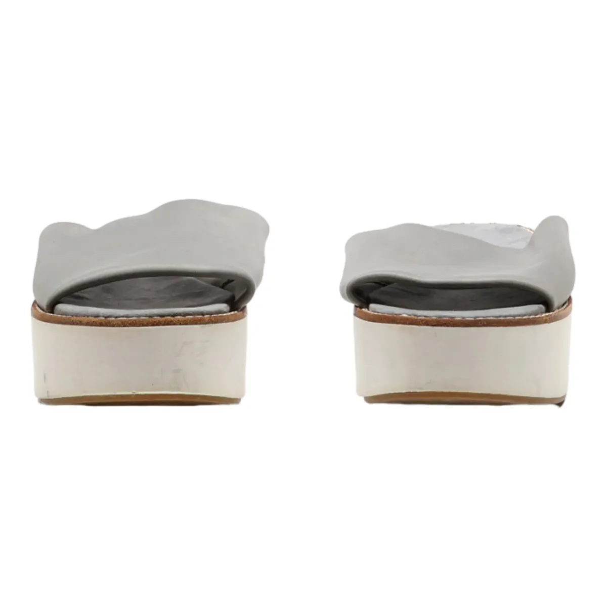 VINCE CAMUTO Wedge Heels Grey Synthetic Womens UK 8