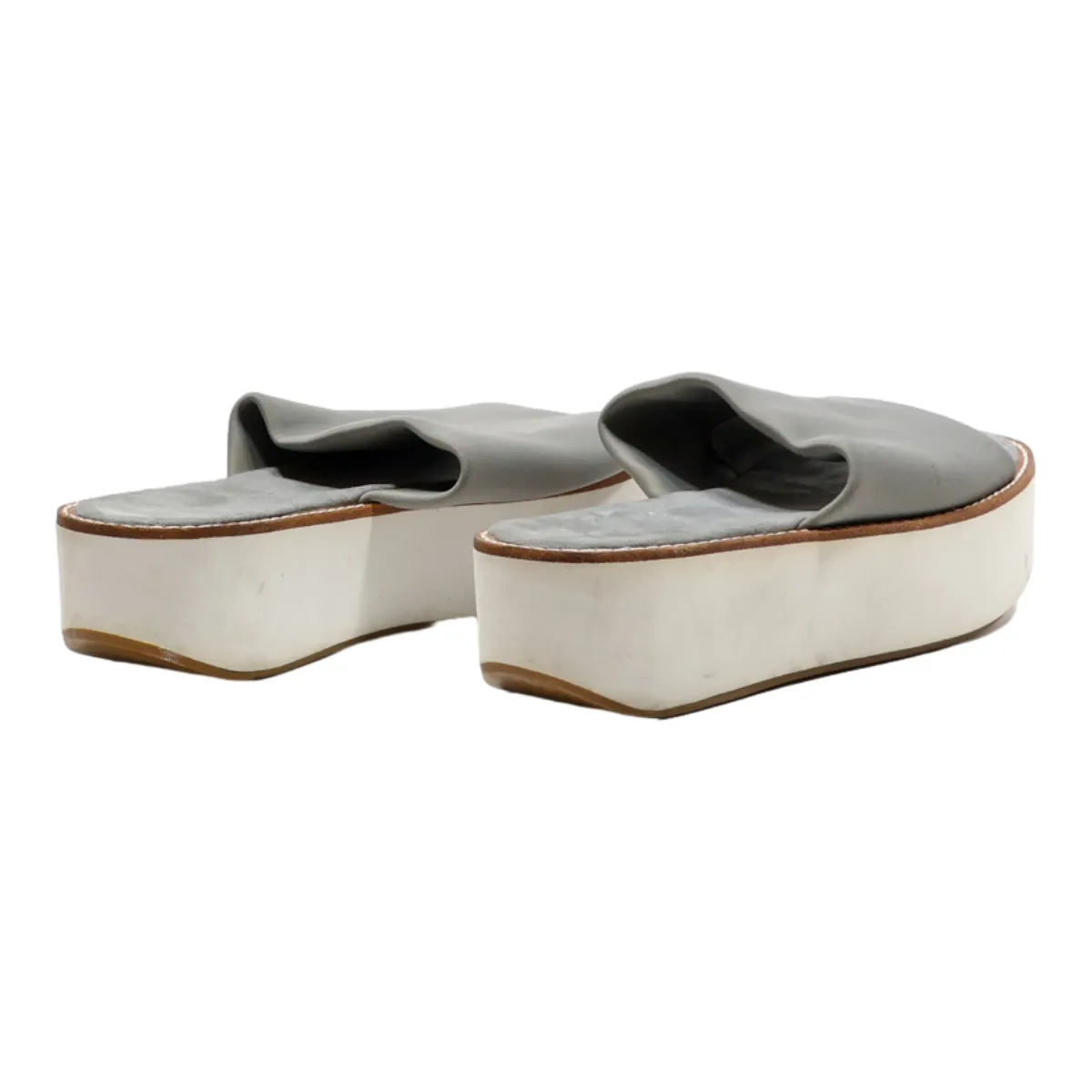 VINCE CAMUTO Wedge Heels Grey Synthetic Womens UK 8